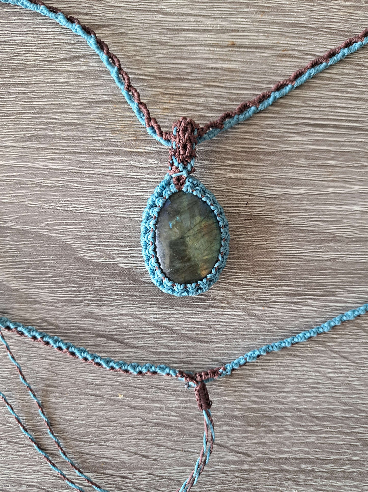 Collier bicolore Labradorite