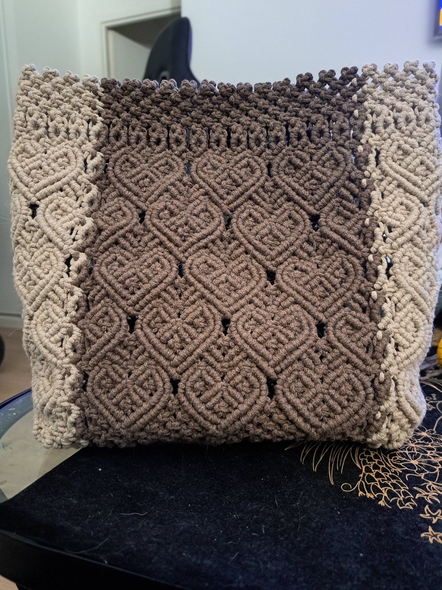 Sac à main motif cœur