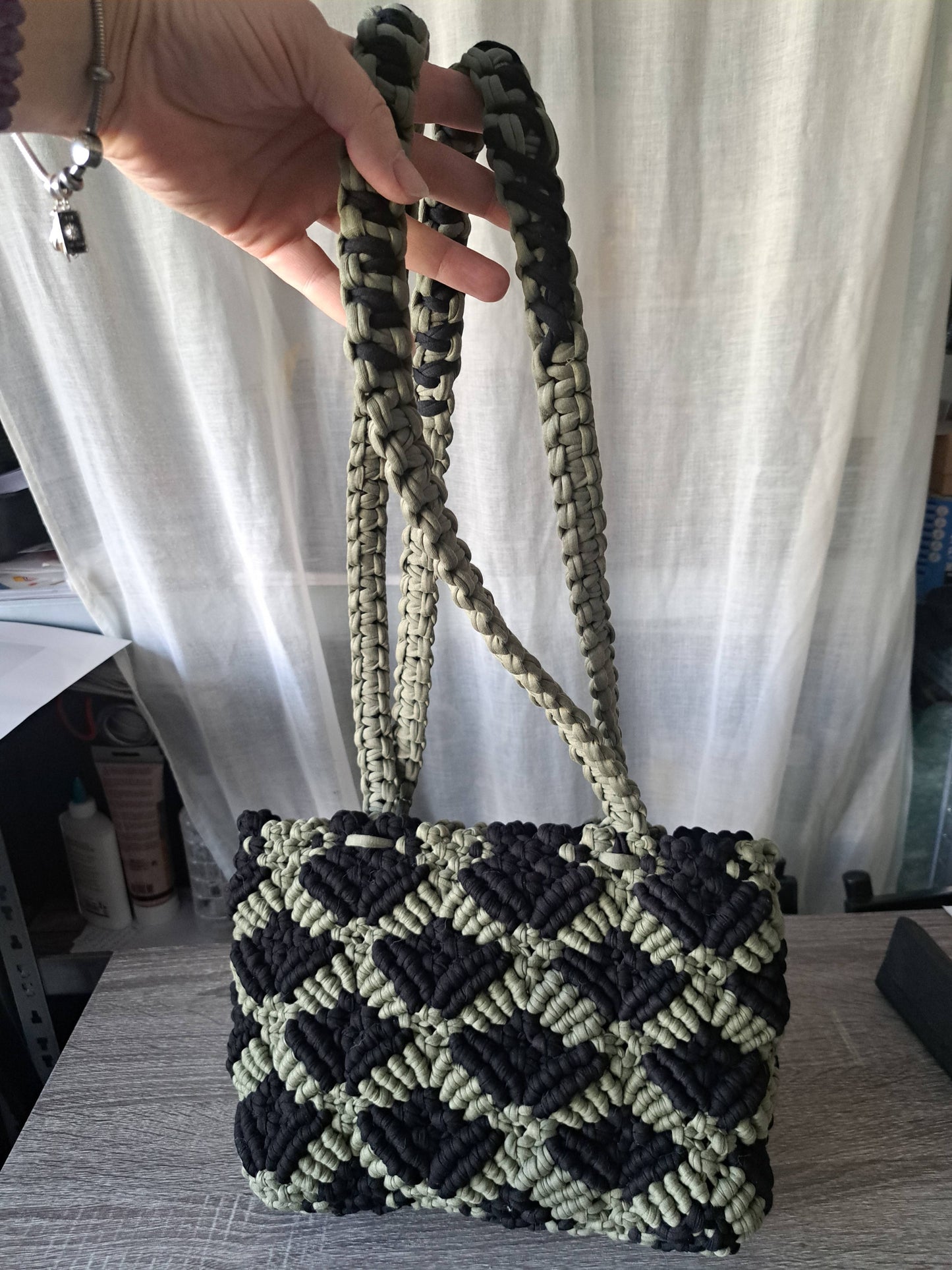 Sac à main motif "Palmier"