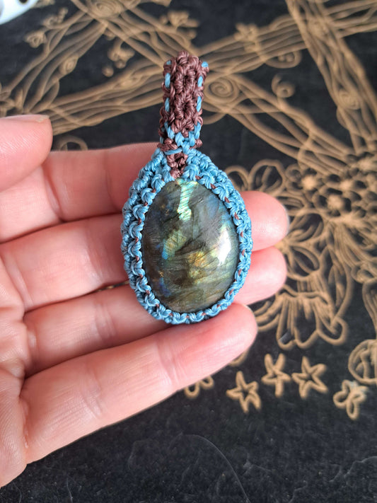 Collier bicolore Labradorite