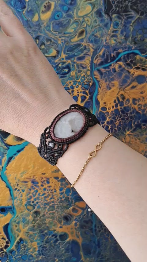 Bracelet Pierre de Lune Zigzag
