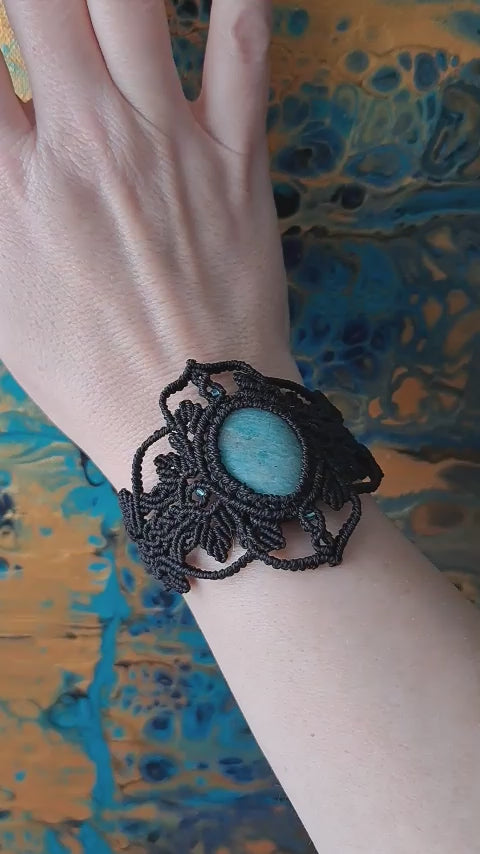 Manchette Arabesque Amazonite